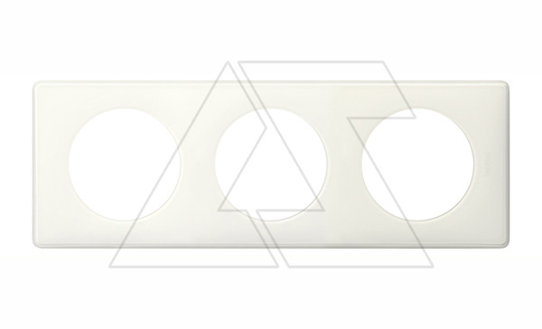 Celiane - Рамка 3 поста белый глянец