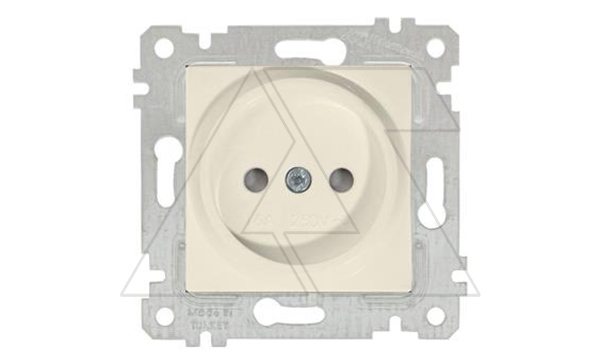 Rita - Розетка 2P, защ. шторки, сл.кость