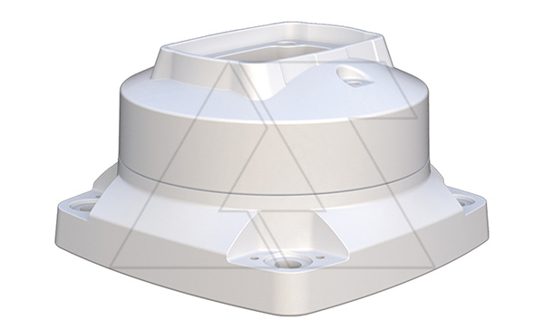 Держатель поворотный (310°) напольный подвесной систвемы ETR045, RAL7035, m=1,565кг