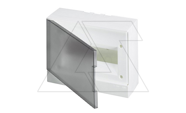 Щиток навесной ABB Basic E BEW402212, 12M, прозр. серая дверь, 63A, IP40, 300x220x102mm, 2хPEN-шина (стикерованный)