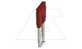 Перемычка FBS 2-10 на 2 полюса, для клемм 10,2mm, 57A, красная от интернет-магазина amperkin.by Перемычка FBS 2-10 на 2 полюса, для клемм 10,2mm, 57A, красная от интернет-магазина amperkin.by