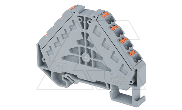 Клемма маршалинговая CP4L16(I.S) /9x73mm, push-in, со связью потенциала, 16 присоед., 1,5(max 2,5)mm2, 8A, 320V, серая