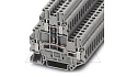 Клемма двухъярусная UTTB 2,5 /5,2mm, винтовая, 4 присоед., 2,5(max 4)mm2, 24A, 500V, серая от интернет-магазина amperkin.by Клемма двухъярусная UTTB 2,5 /5,2mm, винтовая, 4 присоед., 2,5(max 4)mm2, 24A, 500V, серая от интернет-магазина amperkin.by