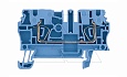 Клемма пружинная ZDU 2.5 BL на 2 присоед., синяя, 24А, 800В от интернет-магазина amperkin.by Клемма пружинная ZDU 2.5 BL на 2 присоед., синяя, 24А, 800В от интернет-магазина amperkin.by