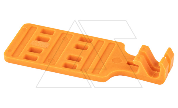 Пластина для разгрузки от натяжения CXSR4N для CX2.5PN,CX2.5SN, 4 полюса, оранжевая Пластина для разгрузки от натяжения CXSR4N для CX2.5PN,CX2.5SN, 4 полюса, оранжевая