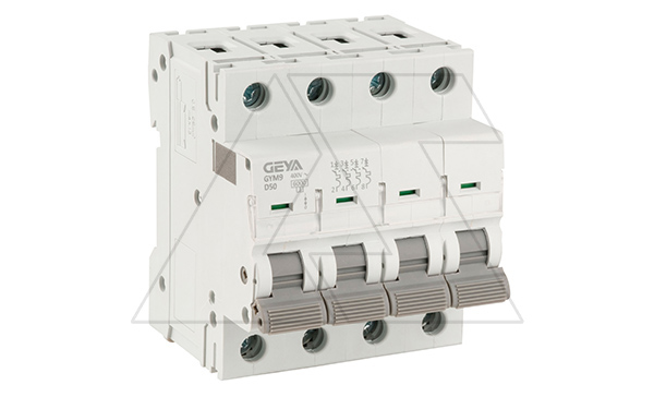 Авт. выключатель GYM9-4P-50D, 4P, 50A, хар-ка D, 6kA, 4M