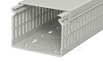 Перфокороб LK4 N 60080, органайзер для шкафов, 60 x 80 мм (глубина х ширина крышки), L=2000мм, RAL 7030 серый