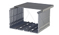 Перфокороб KKD 1208, органайзер для шкафов, 120x80х2000мм (ШxВхД), RAL 7030, серый от интернет-магазина amperkin.by