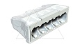 Клемма 61 525 LGR 5-контактная, до 2,5мм², 24A, 450V, серый, полиамид от интернет-магазина amperkin.by Клемма 61 525 LGR 5-контактная, до 2,5мм², 24A, 450V, серый, полиамид от интернет-магазина amperkin.by