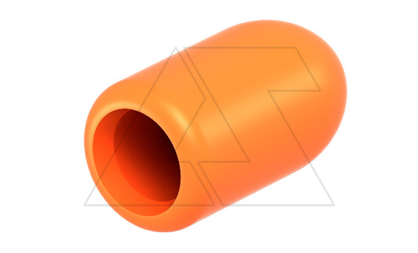 Колпачок GR KS 4,8 OR защитный, для срезанных концов проволочного лотка под Ø4,8мм, оранжевый, полиэтилен