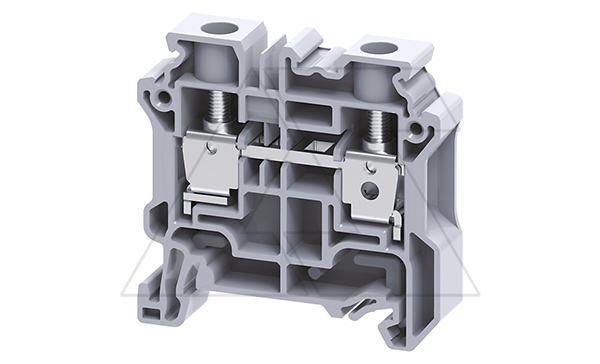Клемма проходная CY10 /10x50mm, винтовая, 2 присоед., 10mm2, 57A, 1000V, серая Клемма проходная CY10 /10x50mm, винтовая, 2 присоед., 10mm2, 57A, 1000V, серая