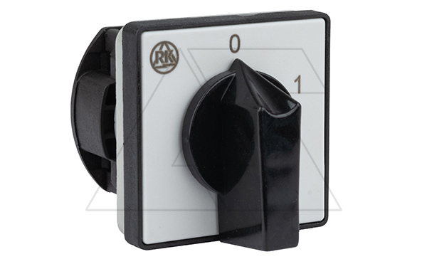 Переключатель PS 16 90 U, 1P, 20A, тип 0-1 (60°), 1NO на 1, 2.5kW(230VAC по АС-23), на дверь, фронт IP40 Переключатель PS 16 90 U, 1P, 20A, тип 0-1 (60°), 1NO на 1, 2.5kW(230VAC по АС-23), на дверь, фронт IP40