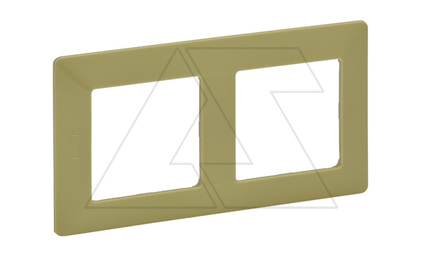 Valena Life - Рамка 2 поста верт/гориз, лайм