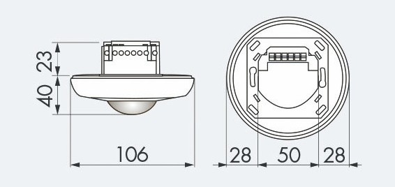 Датчик движения B.E.G. PD3N-1C-FM