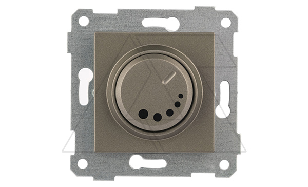 Rita - Светорегулятор (RC), поворотный, 325 Вт, антрацит