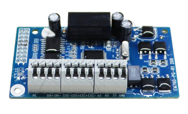 Плата расширения EM760-PG-R1, для подключения вращающегося (поворотного) трансформатора, для EM760