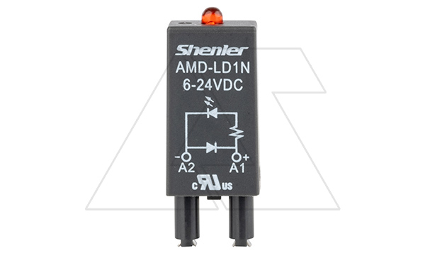 Модуль AMD-LD1N, красный LED+диод, 6_24VDC, поляризация +А1/-А2, черный, для SRU, SKF14, SKC, SKB, STB, SRC*-E, SRB, GZT, GZM, GZS, GZMB, ES33 Модуль AMD-LD1N, красный LED+диод, 6_24VDC, поляризация +А1/-А2, черный, для SRU, SKF14, SKC, SKB, STB, SRC*-E, SRB, GZT, GZM, GZS, GZMB, ES33