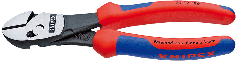 Бокорезы особой мощности KNIPEX TwinForce®, L-180 мм, чёрные, 2-комп. рукоятки (KNIPEX)