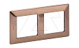 Valena Life - Рамка 2 поста верт/гориз, медь от интернет-магазина amperkin.by
