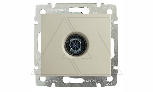 Valena - Розетка TV простая 2400MHz, сл.кость