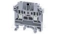 Клемма с диодом CKT4UD1 /6x46,3mm, винтовая, 1N4007 (1000V, 1A), сх. L-R, 2 присоед., 4(max 6)mm2, 500V, серая от интернет-магазина amperkin.by