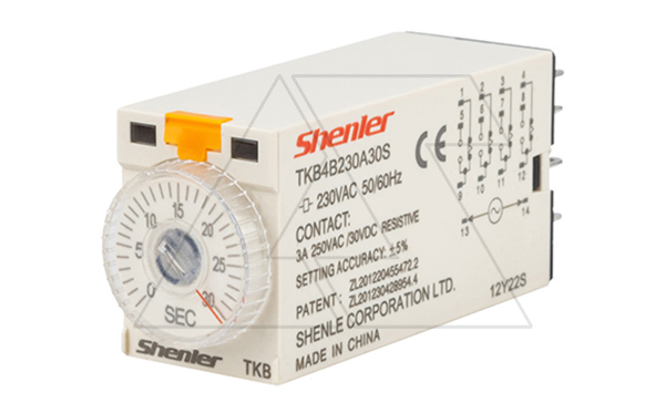 Реле времени TKB4B230A30S 4CO, 5A, 230VAC, задержка включения, LED, 1s-30s±5%, монтаж в цокль SKF14 Реле времени TKB4B230A30S 4CO, 5A, 230VAC, задержка включения, LED, 1s-30s±5%, монтаж в цокль SKF14