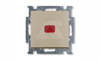 Basic 55 - Переключатель на 2 направления с подсветкой (шампань)
