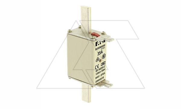 Вставка плавкая NH, 35A, 500VAC, размер 01, тип gG, с двойной индикацией