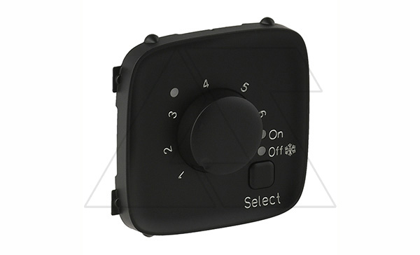 Valena Allure - Лицевая панель для термостата для теплых полов, антрацит Valena Allure - Лицевая панель для термостата для теплых полов, антрацит