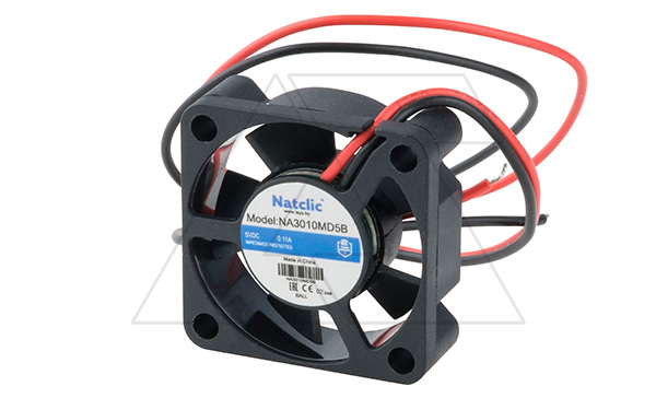 Вентилятор осевой NA, 30x30x10мм, 5VDC, 5,4м3/ч, 0,55Вт, 7500об/мин, 22дБА, подшипник качения