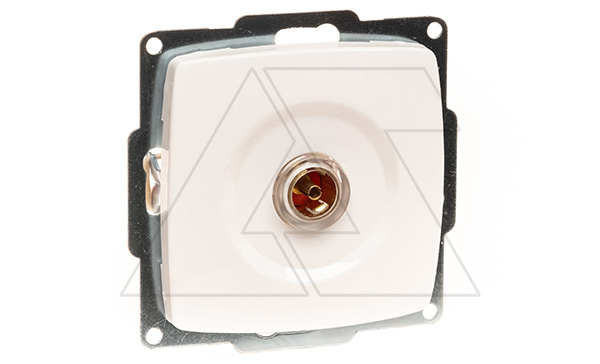 Suno - Розетка TV "звезда" (белая)