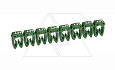 Маркер CAB3 d=1.5-2.5mm - "5" (зеленый) упак.1200 шт от интернет-магазина amperkin.by Маркер CAB3 d=1.5-2.5mm - "5" (зеленый) упак.1200 шт от интернет-магазина amperkin.by