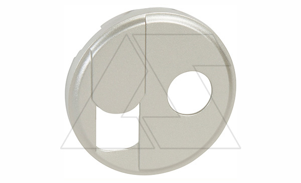 Celiane - Лицевая панель для розетки телефонной RJ и TV титан