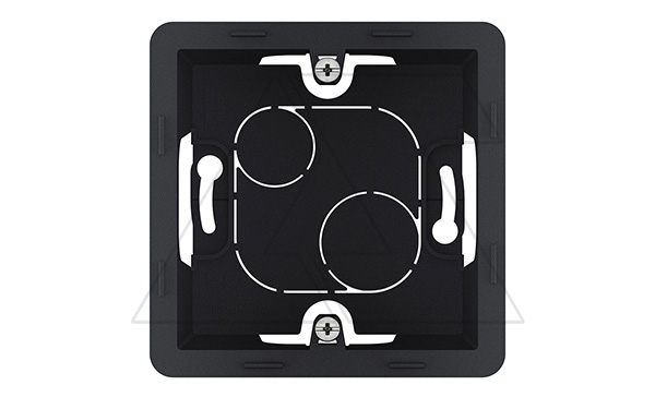 Inspiria - Коробка для наклад. монтажа 1пост (антрацит)