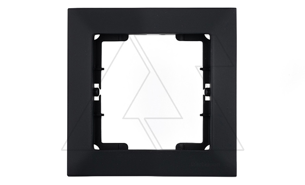 Candela - Рамка 1 пост, к механизмам серии 21, черный мат