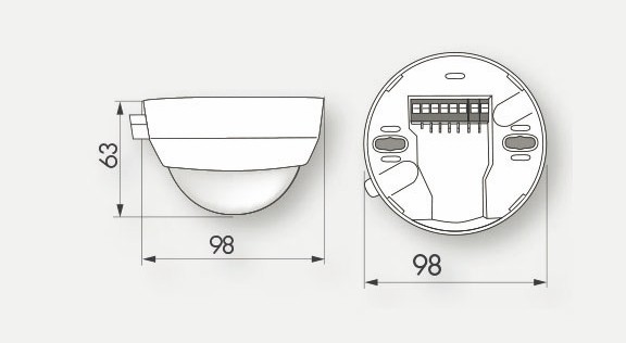 Датчик присутствия B.E.G. PD4-M-DALI/DSI-SM от интернет-магазина amperkin.by