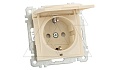 21 - Розетка 2P+E, с крышкой, защ. шторки, сл.кость от интернет-магазина amperkin.by