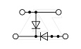 Клемма двухъярусная UTTB 2,5-2DIO/O-UL/UR-UL /5,2mm, винтовая, 2 диода 1N 4007, 4 присоед., 2,5(max 4)mm2, 24A, 500V, серая от интернет-магазина amperkin.by Клемма двухъярусная UTTB 2,5-2DIO/O-UL/UR-UL /5,2mm, винтовая, 2 диода 1N 4007, 4 присоед., 2,5(max 4)mm2, 24A, 500V, серая от интернет-магазина amperkin.by