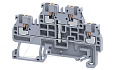 Клемма двухъярусная CPDL1.5(I.S) /3,5x67,2mm, push-in, со связью потенциала, 4 присоед., 1,5(max 2,5)mm2, 16A, 500V, серая от интернет-магазина amperkin.by Клемма двухъярусная CPDL1.5(I.S) /3,5x67,2mm, push-in, со связью потенциала, 4 присоед., 1,5(max 2,5)mm2, 16A, 500V, серая от интернет-магазина amperkin.by