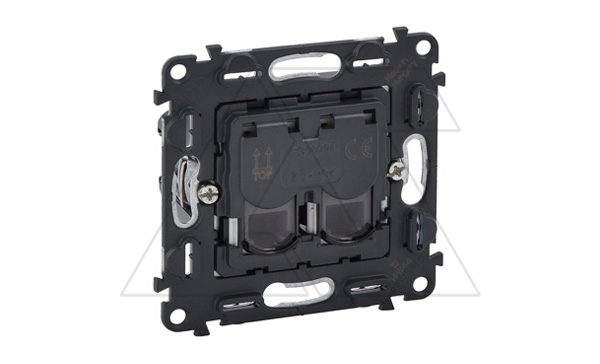 Valena In'Matic - Розетка телеф. 2хRJ 11 4 конт.