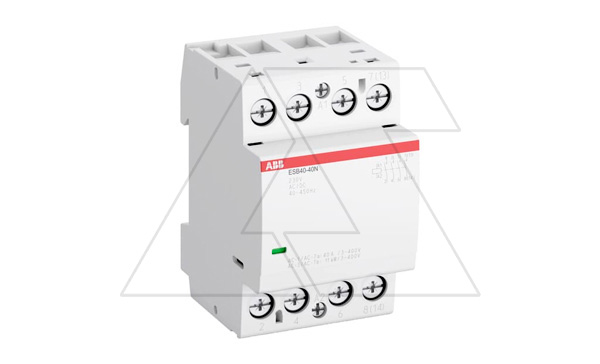 Контактор модульный ESB40-22N-06, 40A, 2NO+2NC, 230VAC/DC, 3M Контактор модульный ESB40-22N-06, 40A, 2NO+2NC, 230VAC/DC, 3M