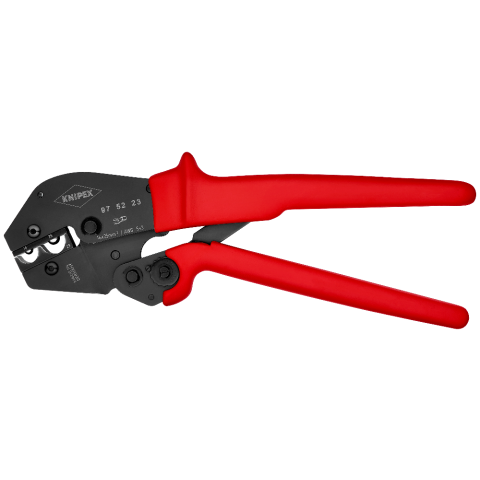 Пресс-клещи под кабельные наконечники, 16+25 мм, AWG 5+3, кол-во гнёзд: 2, L-250 мм (KNIPEX)