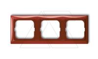 Basic 55 - Рамка на 3 поста (красный)