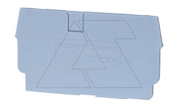 Крышка концевая EPCX4 /1,5mm, для клемм CX4,CXG4,CP4,CPG4, серая Крышка концевая EPCX4 /1,5mm, для клемм CX4,CXG4,CP4,CPG4, серая