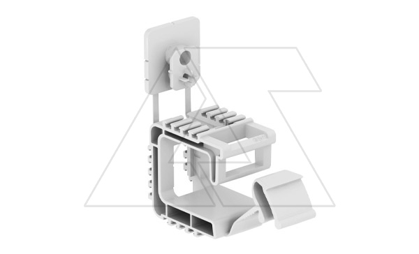 Крепление 2031 10 Grip 10 групповое, захват, до 10 кабелей NYM 3х1,5мм², F=0,32kN, RAL 7035, серый полипропилен Крепление 2031 10 Grip 10 групповое, захват, до 10 кабелей NYM 3х1,5мм², F=0,32kN, RAL 7035, серый полипропилен