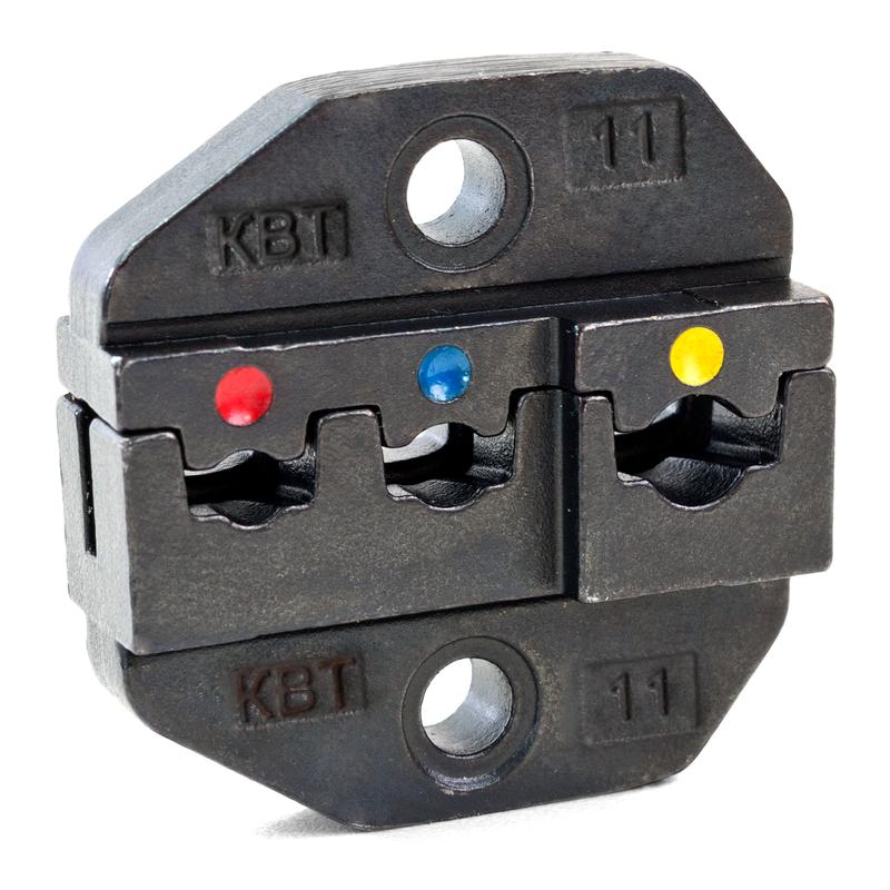 Матрица МПК-11 для опрессовки изолированных разъемов сечением 0.5-6 мм (КВТ)