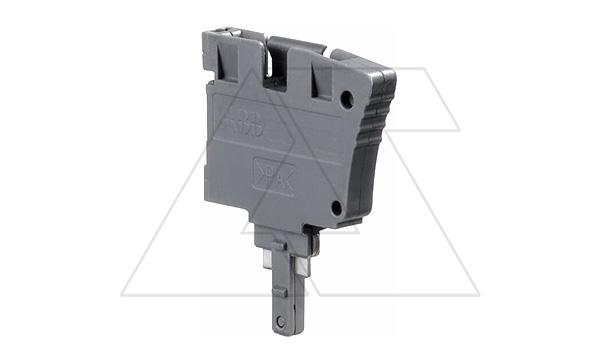 Держатель компонентов PG5-R2 для клемм ZS4/5.2, 250В, установка в каналы перемычек, темно-серый Держатель компонентов PG5-R2 для клемм ZS4/5.2, 250В, установка в каналы перемычек, темно-серый