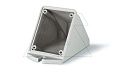 Бокс угловой для встраиваемых разъемов уст. 70x87mm (16A), IP66/IP67/IP69 от интернет-магазина amperkin.by