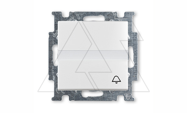 Basic 55 - Кнопка с пиктограммой лампы (белый)