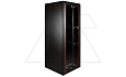 Щит телекоммуникационный 19", 42U, ВxШxГ 2053x600x1000мм, DYNAmic 1000кг, напольный, перед. дверь стекло, задняя глухая металлич., черный от интернет-магазина amperkin.by